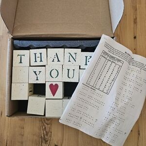 Handmade Wooden Blocks For Decorative Sayings